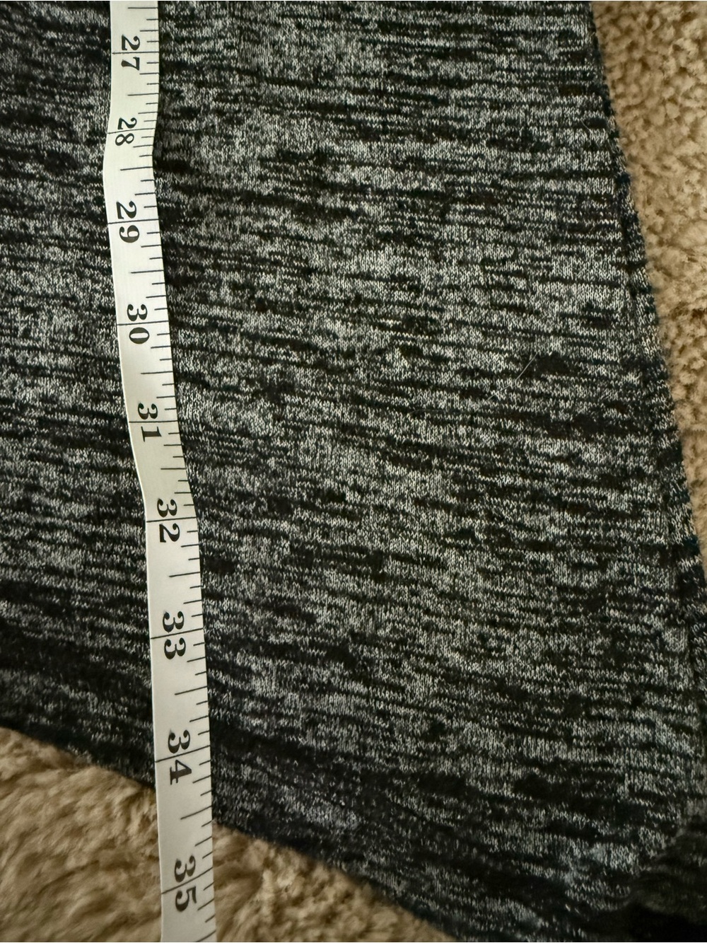 Soma Women’s Large Heathered Black & White Long Sleeve Tunic - Picture 5 of 6